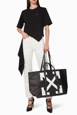 バッグ Off-White Man Commercial Arrow Tote Off-White c/o Virgil Abloh Canvas Commercial Tote Bag Off