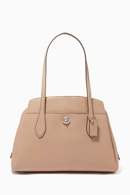 Coach lora carryall taupe online