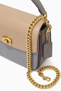 Buy Coach Multicolour Cassie 19 Crossbody Bag in Pebble Leather