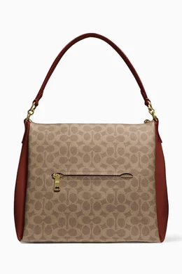 Coach shay shoulder bag in signature canvas 2025