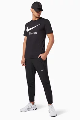 Buy Nike Black Nike Essential Woven Running Trousers For Men Online Ounass UAE