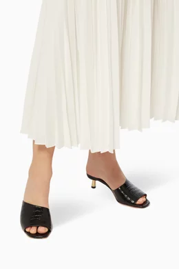 ミュール　BALLY CARIN （BLACK) ミュール BALLY CARIN （BLACK)