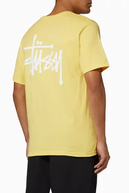 Stussy yellow shirt on sale