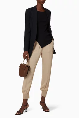 Theory silk jogger pants outlet