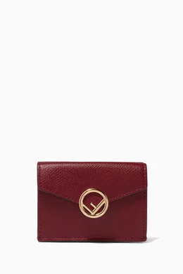 Fendi red wallet clearance