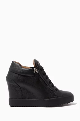 Zanotti wedge sneakers on sale