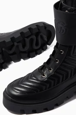 Gucci matelasse boots hot sale