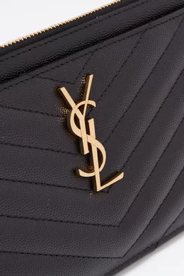 Monogram bill pouch ysl hot sale
