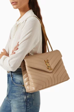 Ysl Medium Loulou Dark Beige Buy SAINT LAURENT Neutral Loulou
