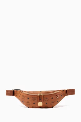 Buy MCM Brown Small Fursten Belt Bag in Visetos For UNISEX Online Ounass UAE