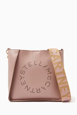 Buy Stella McCartney Pink Mini Stella Logo Shoulder Bag in Eco Alter Nappa For Women Online Ounass UAE