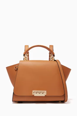 Buy ZAC Zac Posen Brown Eartha Convertible Backpack in Leather For Women Online Ounass UAE