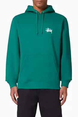Stussy basic logo hoodie sweatshirt sale