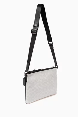 Buy Coach Grey Pacer Crossbody in Colourblock Signature Canvas For Men Online Ounass UAE