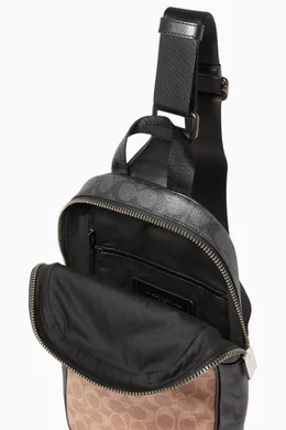 Buy Coach Multicolour Metropolitan Soft Pack in Colourblock Signature Canvas For Men Online Ounass UAE