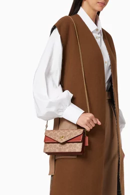 Buy Coach Brown Aster Crossbody Bag in Signature Canvas For Women Online Ounass UAE