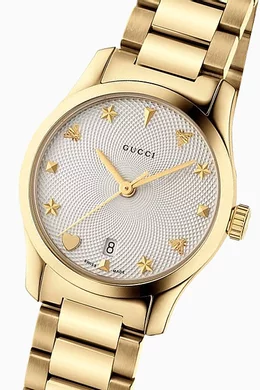 Buy Gucci Gold G Timeless Watch 27mm For Women Online Ounass UAE