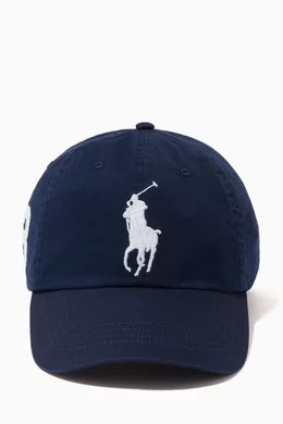 Navy blue polo cap clearance