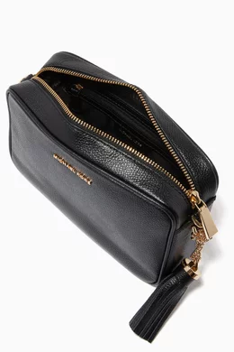 Buy Michael Kors Black Ginny Crossbody Bag in Leather For Women Online Ounass UAE