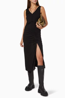 Helmut lang ruched dress shop