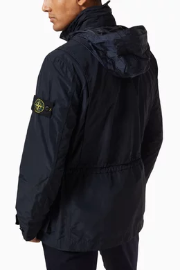 Buy Stone Island Blue Micro Reps Field Jacket For Men Online Ounass UAE