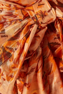 acler ladies charlotte floral dress Buy Acler Orange Charlotte Floral Dress For Women Online