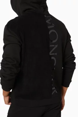 Buy Moncler Black Maglia Con Cappuccio Hooded Sweatshirt For Men Online Ounass UAE