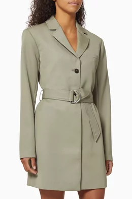 Buy ANINE BING Green Campbell Dress For Women Online | Ounass UAE