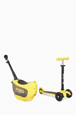 Buy Fendi Yellow FF Micro Baby Scooter For Kids Online