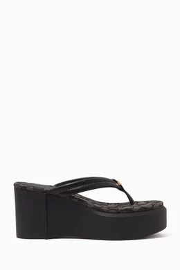 Coach platform flip flops store