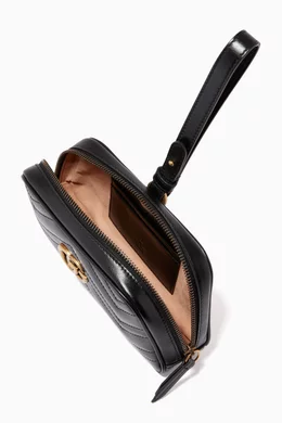 Buy Gucci Black GG Marmont Wrist Wallet in Matelasse Leather For Women Online Ounass UAE