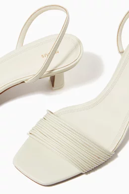 Neous rossi leather slingback sandals hot sale