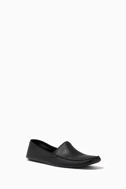 Buy Churchs Black Limos Slippers in Daino Leather For Men Online Ounass UAE