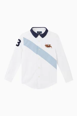Ralph lauren diagonal stripe polo discount