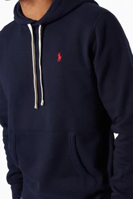 Buy Polo Ralph Lauren Blue Polo Ralph Lauren Hooded Fleece Sweatshirt For Men Online Ounass UAE
