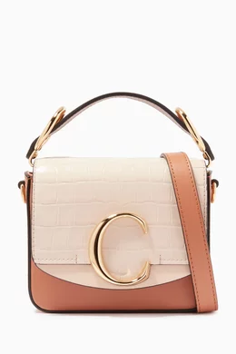 Chloe mini c bag pink 2025