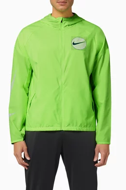 Buy Nike Green Nike Essential Wild Run Jacket For Men Online Ounass UAE