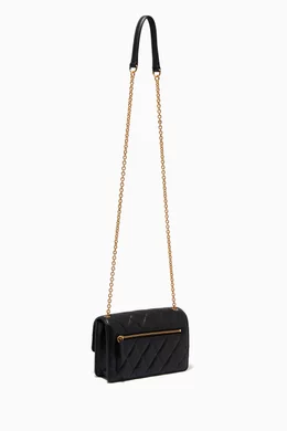 Mulberry quilted darley black top