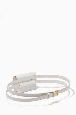 Leather Belt La Ceinture Off White Buy Jacquemus White La