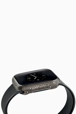 Buy Damiani Black Metropolitan Apple Watch™ Cover with Diamonds in