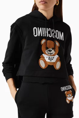 Moschino hoodie teddy bear outlet