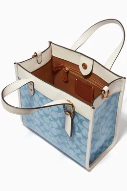 Buy Coach Blue Field Tote 22 in Signature Chambray For Women Online Ounass UAE