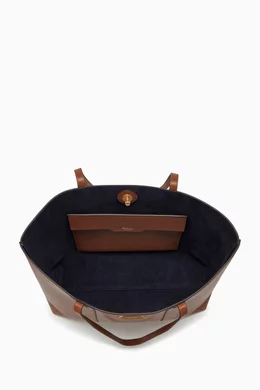 Buy Mulberry Brown Bayswater Tote Bag in Small Classic Grain Leather For Women Online Ounass UAE