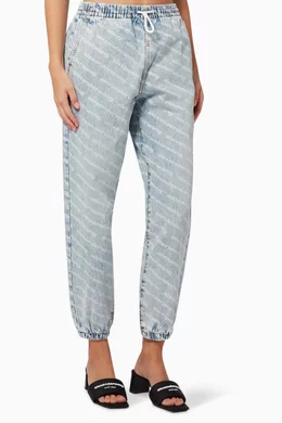 Alexander wang denim joggers online