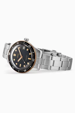 Buy Oris Black Divers Sixty-Five Automatic Watch, 36mm For Men