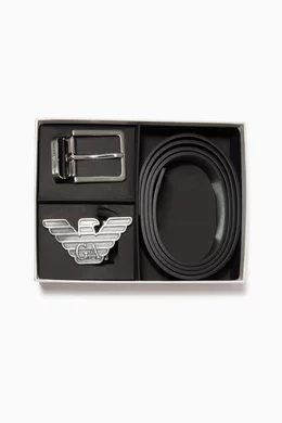 Emporio armani reversible belt outlet
