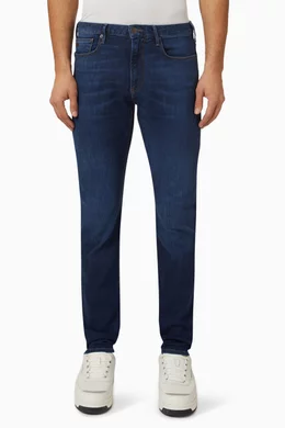 Buy Emporio Armani Blue J06 Slim fit Jeans For Men Online Ounass UAE