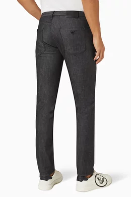 Emporio armani j06 slim fit jeans black top
