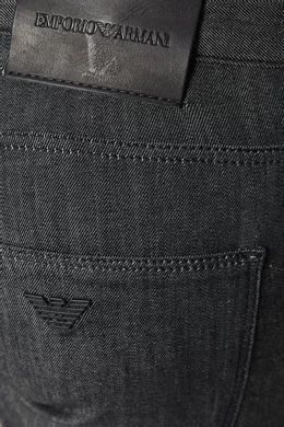 Emporio armani j06 slim fit jeans black best sale