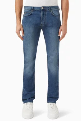 Emporio armani j45 regular fit jeans blue top